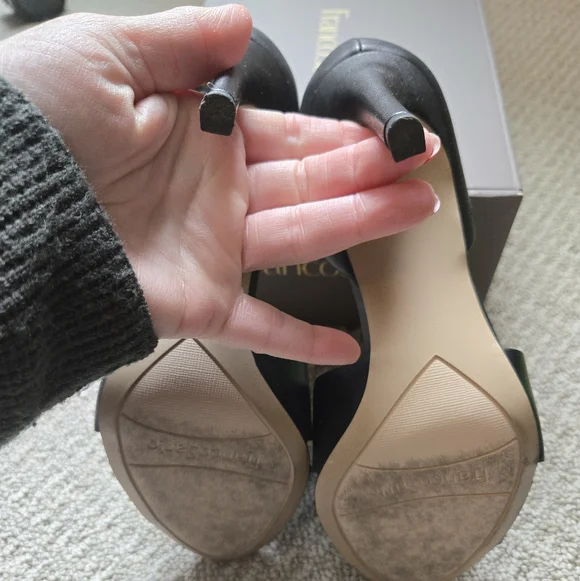 Franco Sarto Hanita Black Heels - Picture 4 of 6
